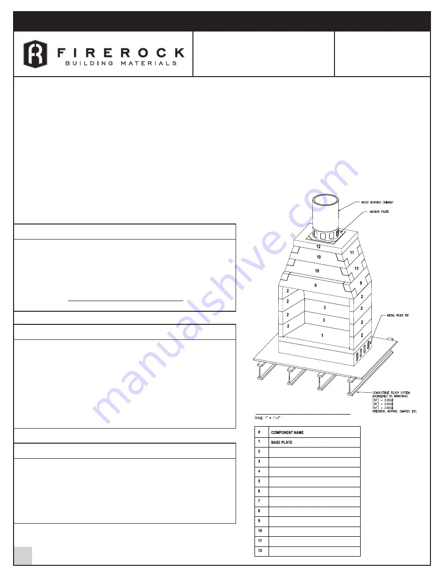 FireRock 3620 Avenue C Product Manual Download Page 80