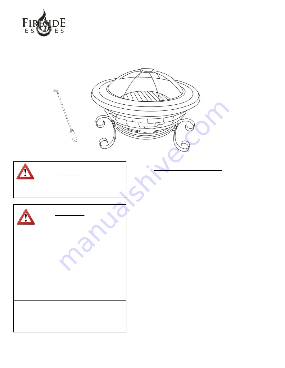 Fireside MW1282 Instruction Manual Download Page 1