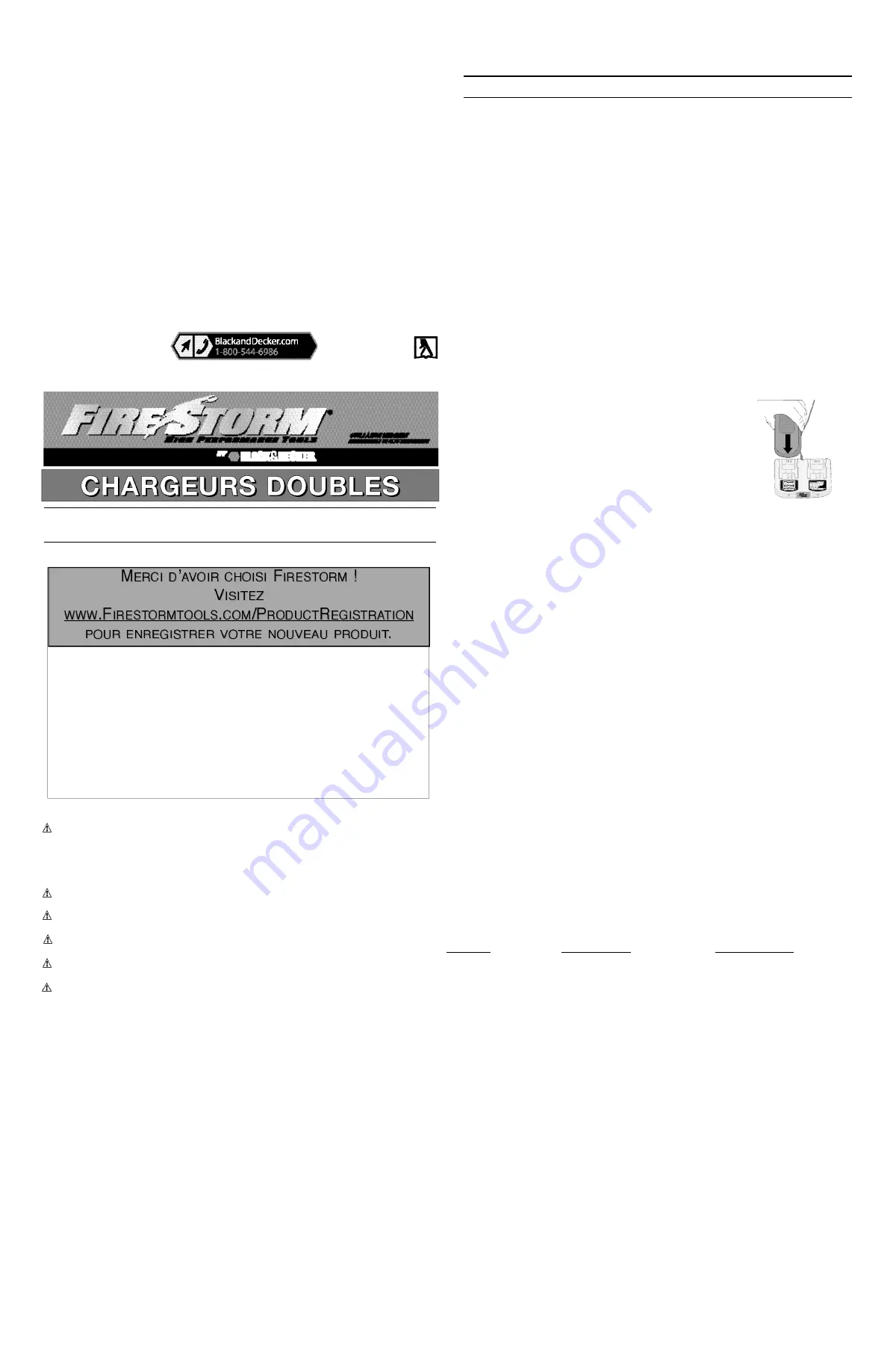 fireStorm FS140DC Instruction Manual Download Page 2