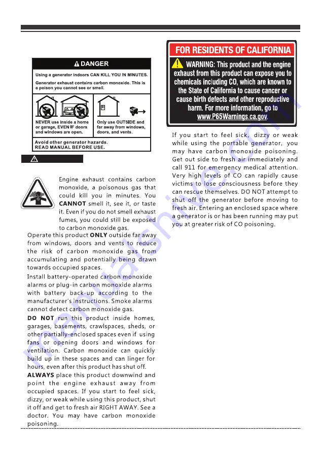 Firman H05753 Owner'S Manual Download Page 4