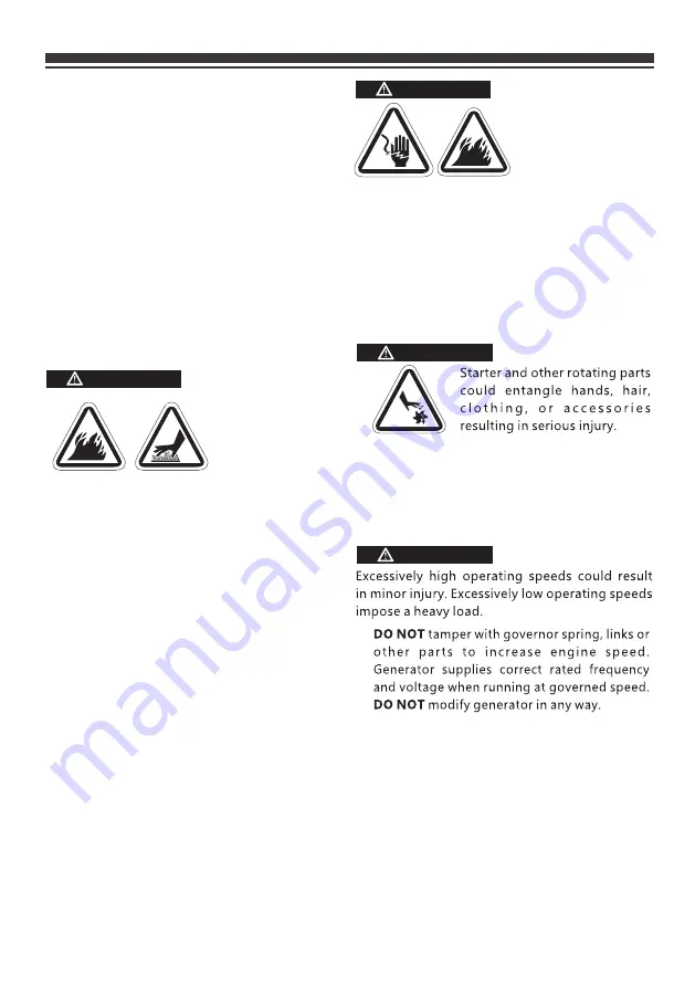 Firman P01001 Owner'S Manual Download Page 7