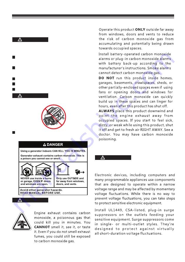 Firman P01001 Owner'S Manual Download Page 16