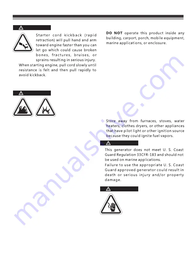 Firman P03501 Owner'S Manual Download Page 6