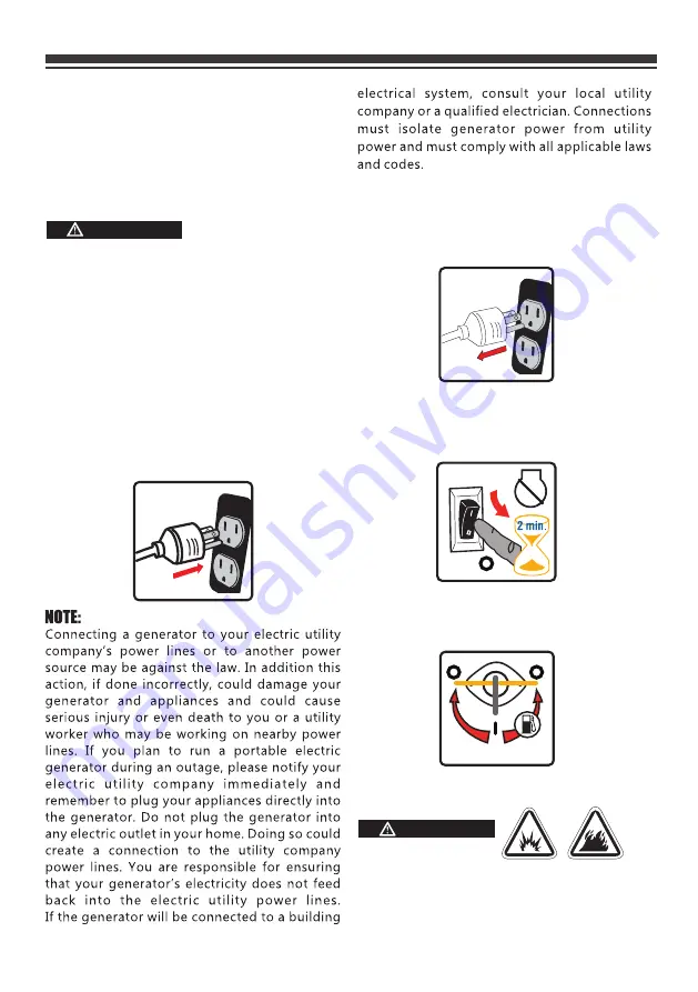 Firman P03501 Owner'S Manual Download Page 19