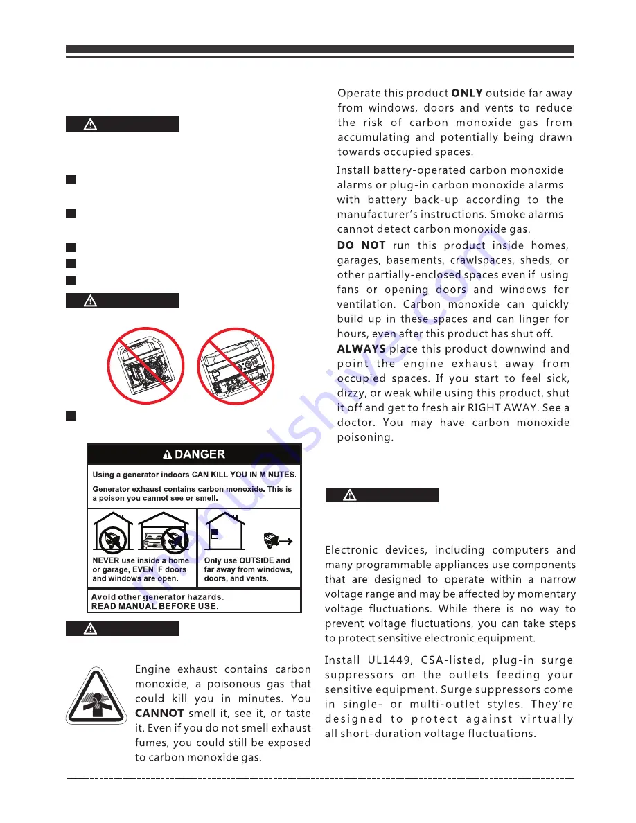 Firman P03615 Owner'S Manual Download Page 20