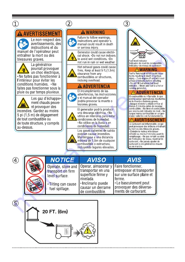 Firman P04001 Operator'S Manual Download Page 8