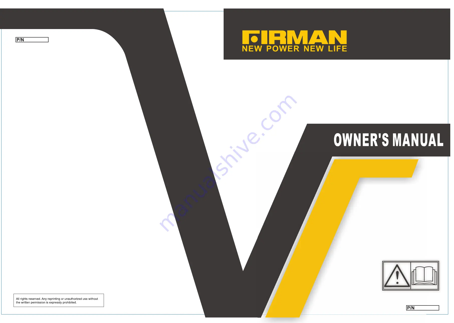 Firman SDG2500CL Скачать руководство пользователя страница 1