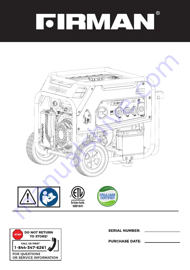 Firman T08071 Скачать руководство пользователя страница 1