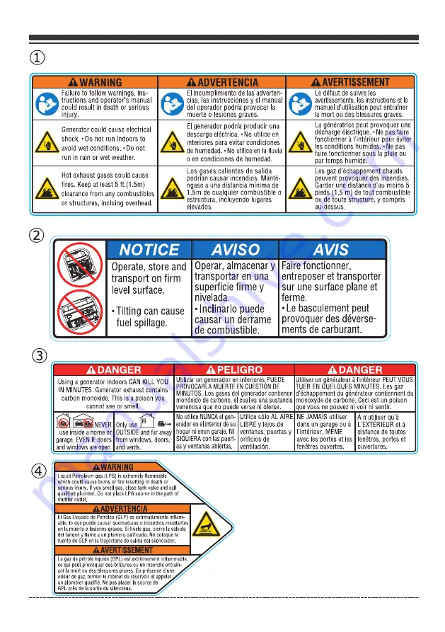 Firman WH03662OF Operator'S Manual Download Page 9