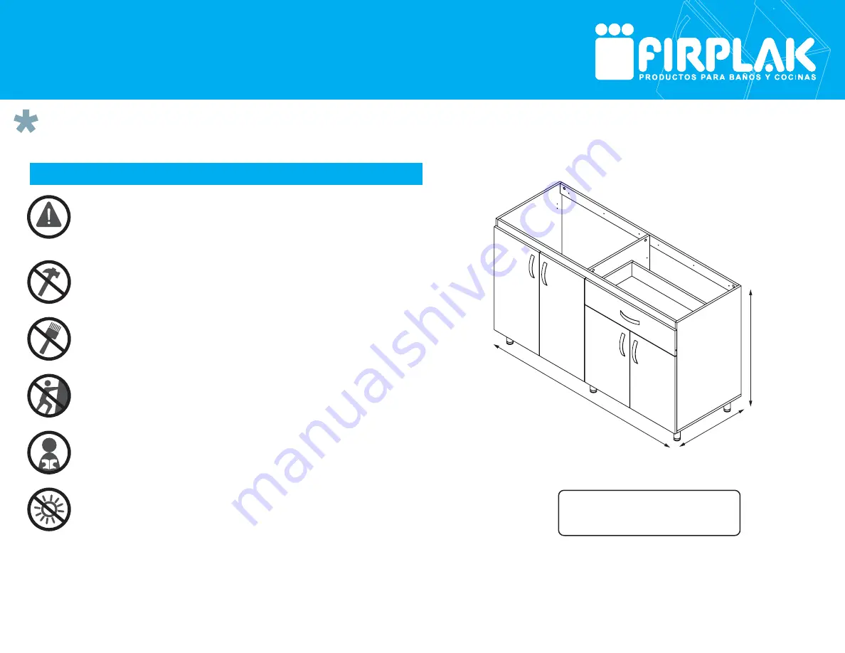 firplak AMBAR Assembly Instructions Manual Download Page 1