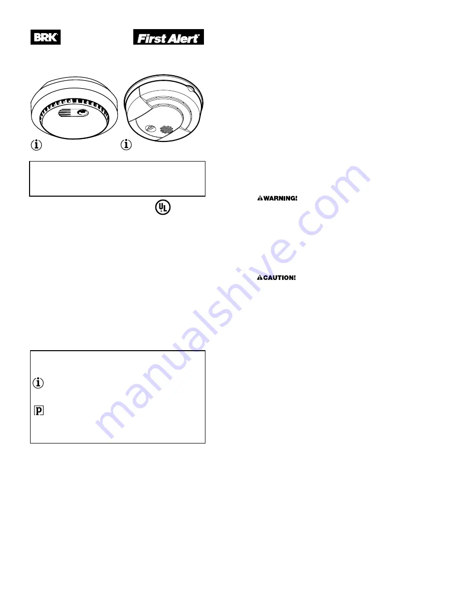 First Alert 83R User Manual Download Page 1