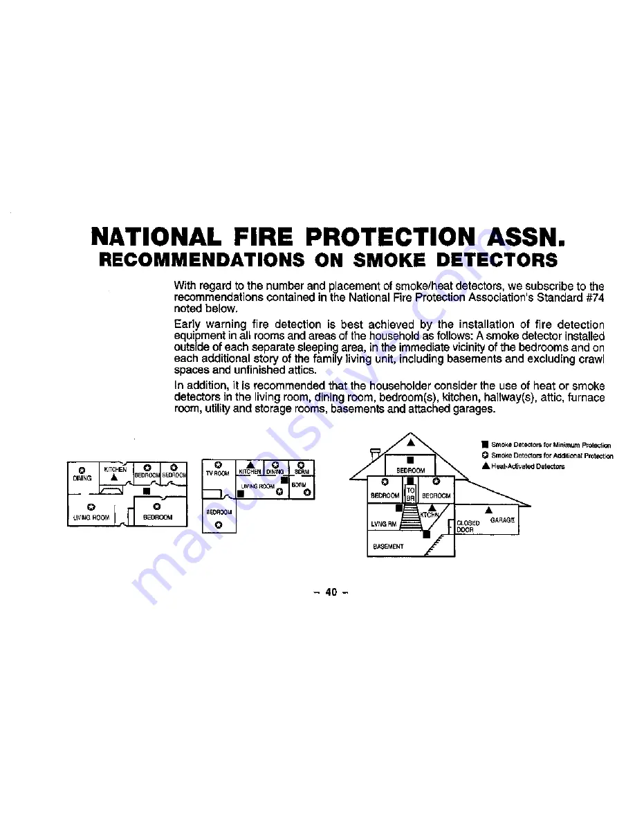 First Alert FA1220C User Manual Download Page 40