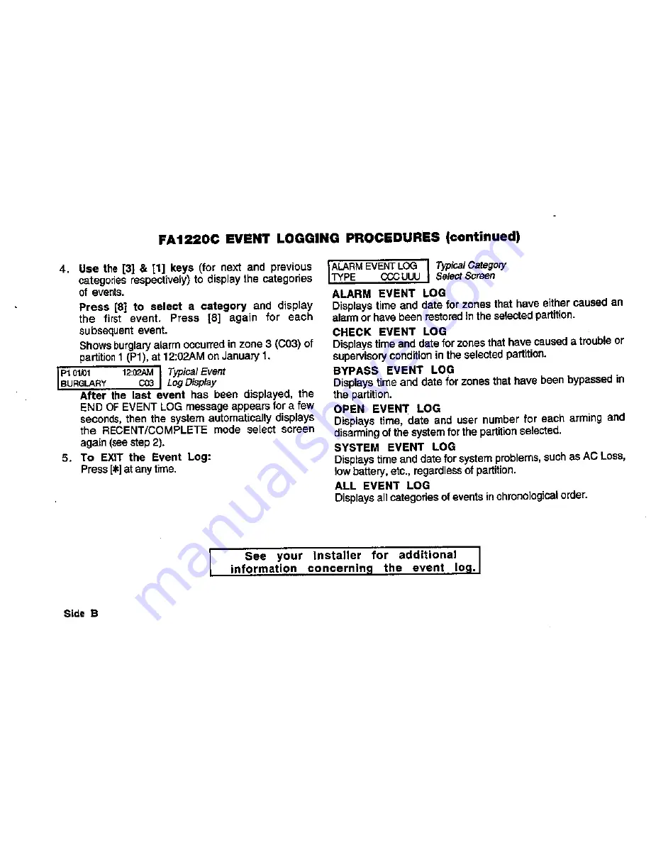 First Alert FA1220C User Manual Download Page 56