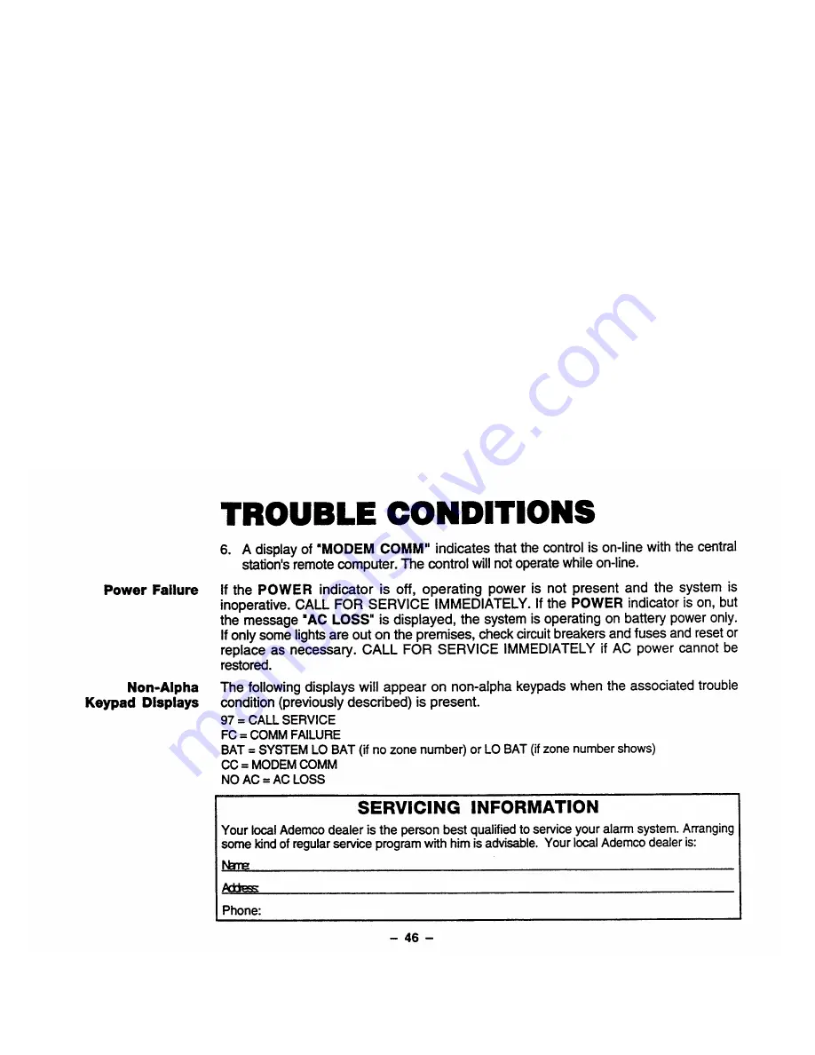 First Alert FA1340C User Manual Download Page 46