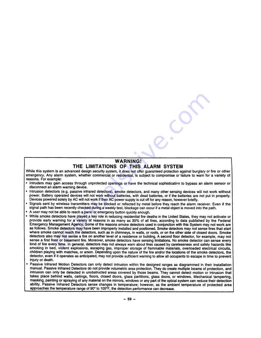 First Alert FA1340C User Manual Download Page 59