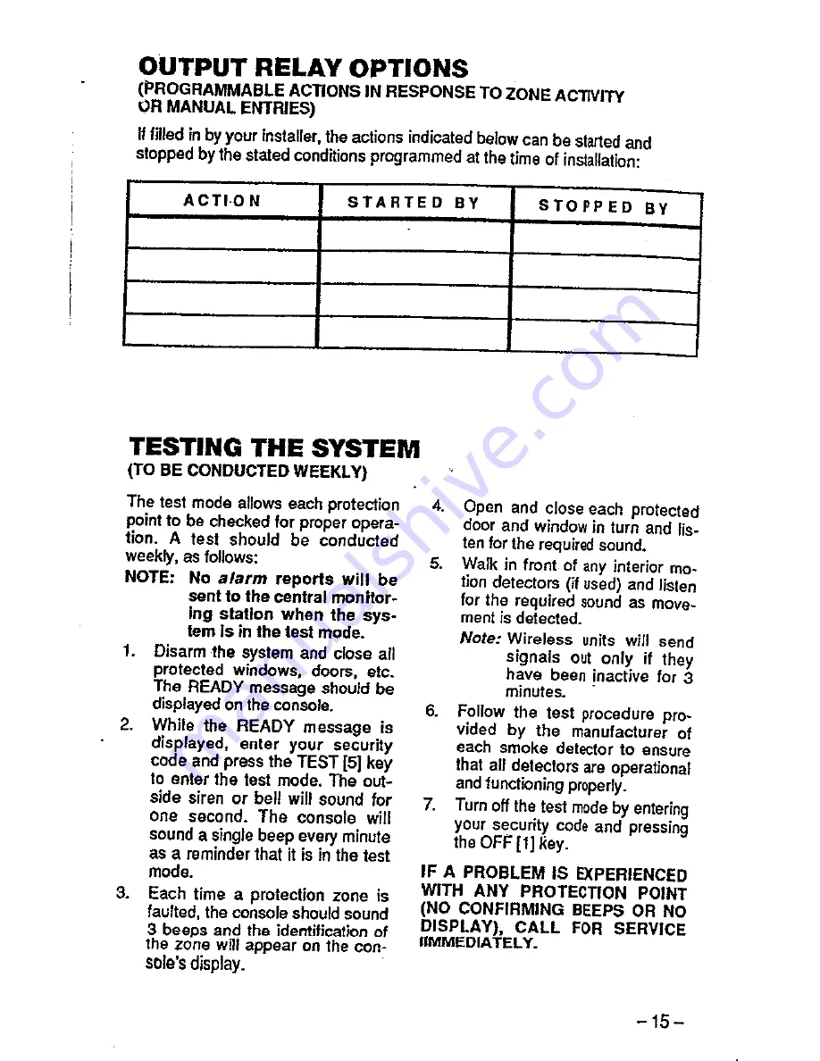 First Alert FA150C User Manual Download Page 15