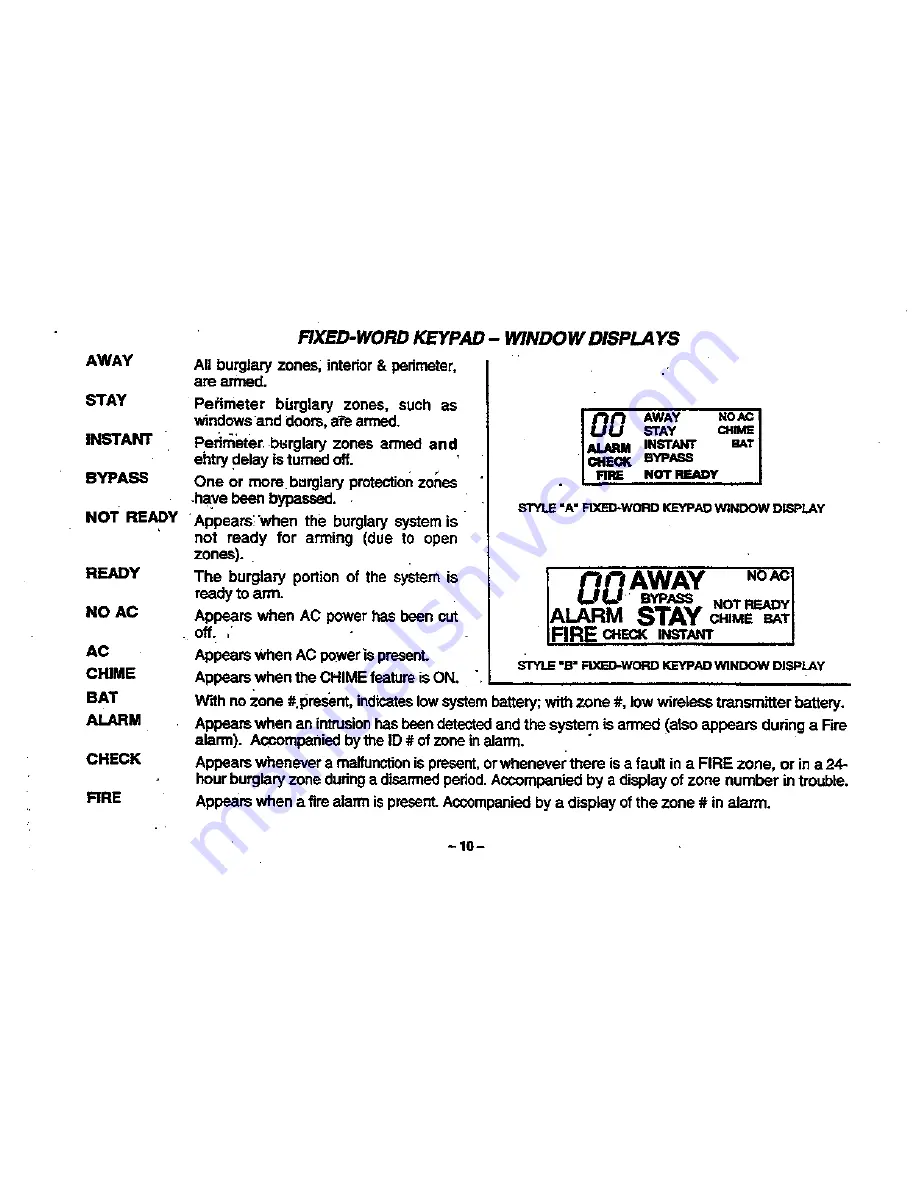 First Alert FA200C User Manual Download Page 10