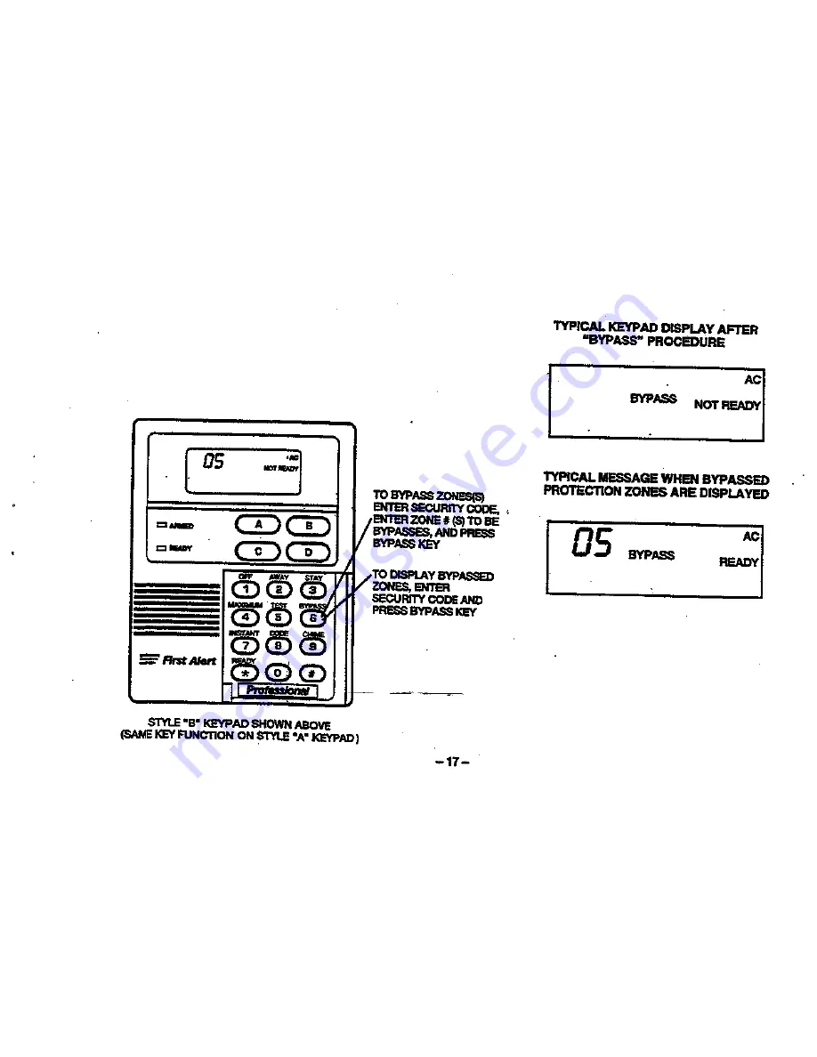 First Alert FA200C User Manual Download Page 17