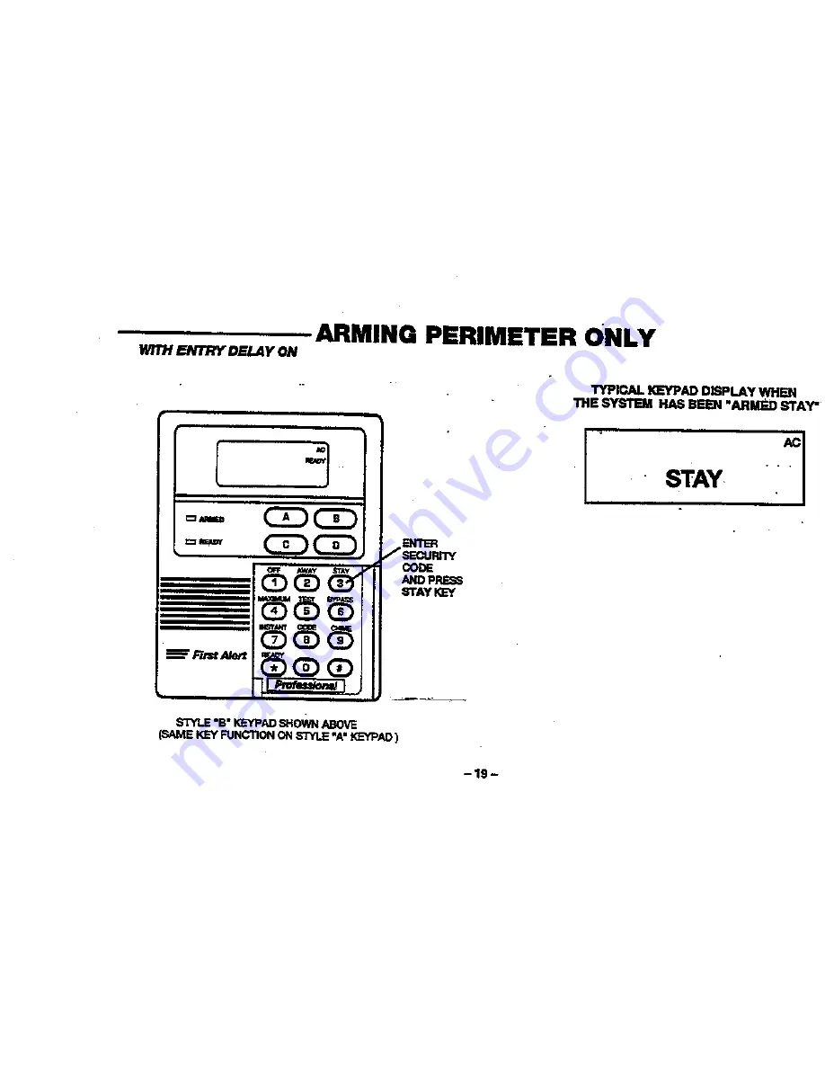 First Alert FA200C User Manual Download Page 19