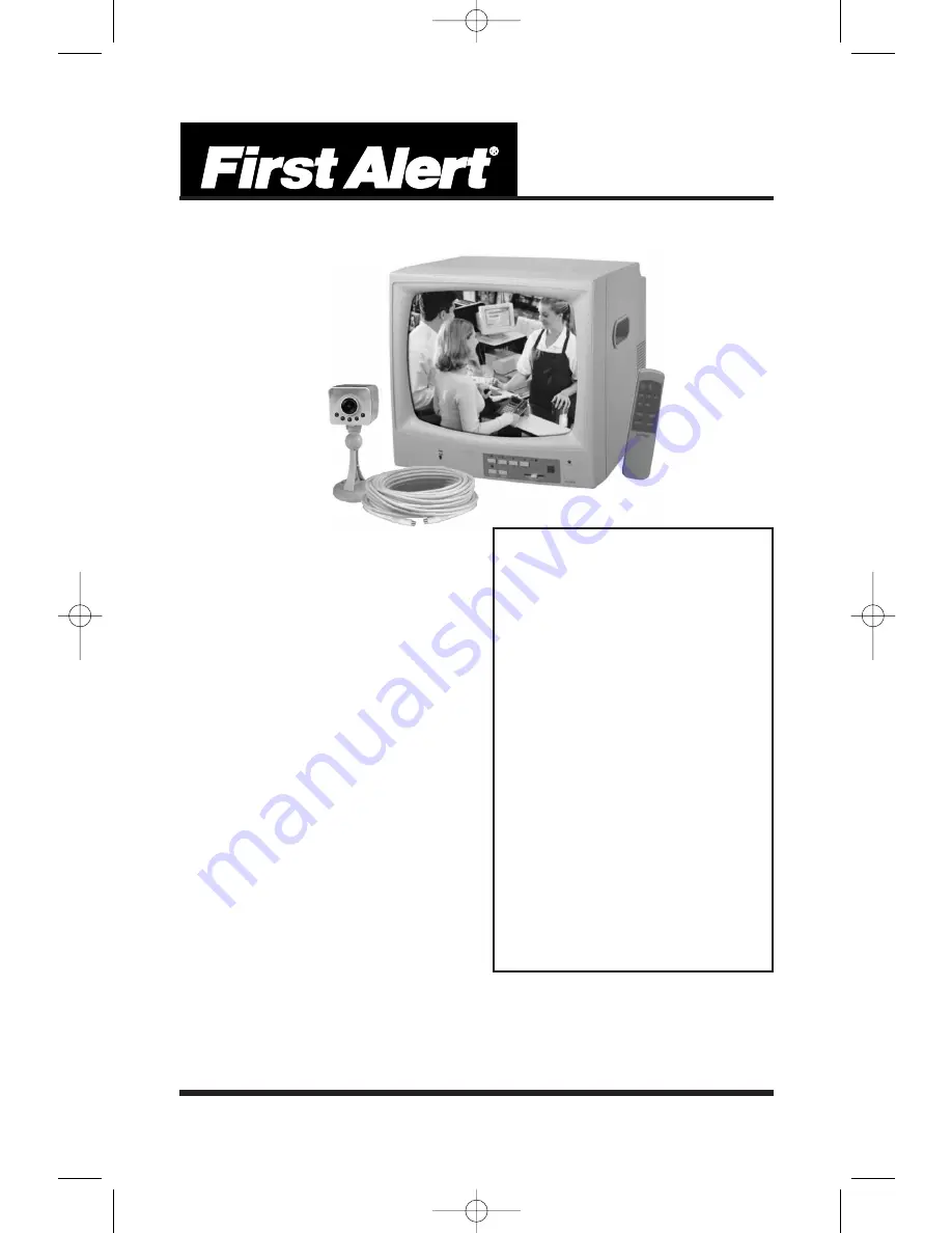 First Alert FAS-124 User Manual Download Page 1