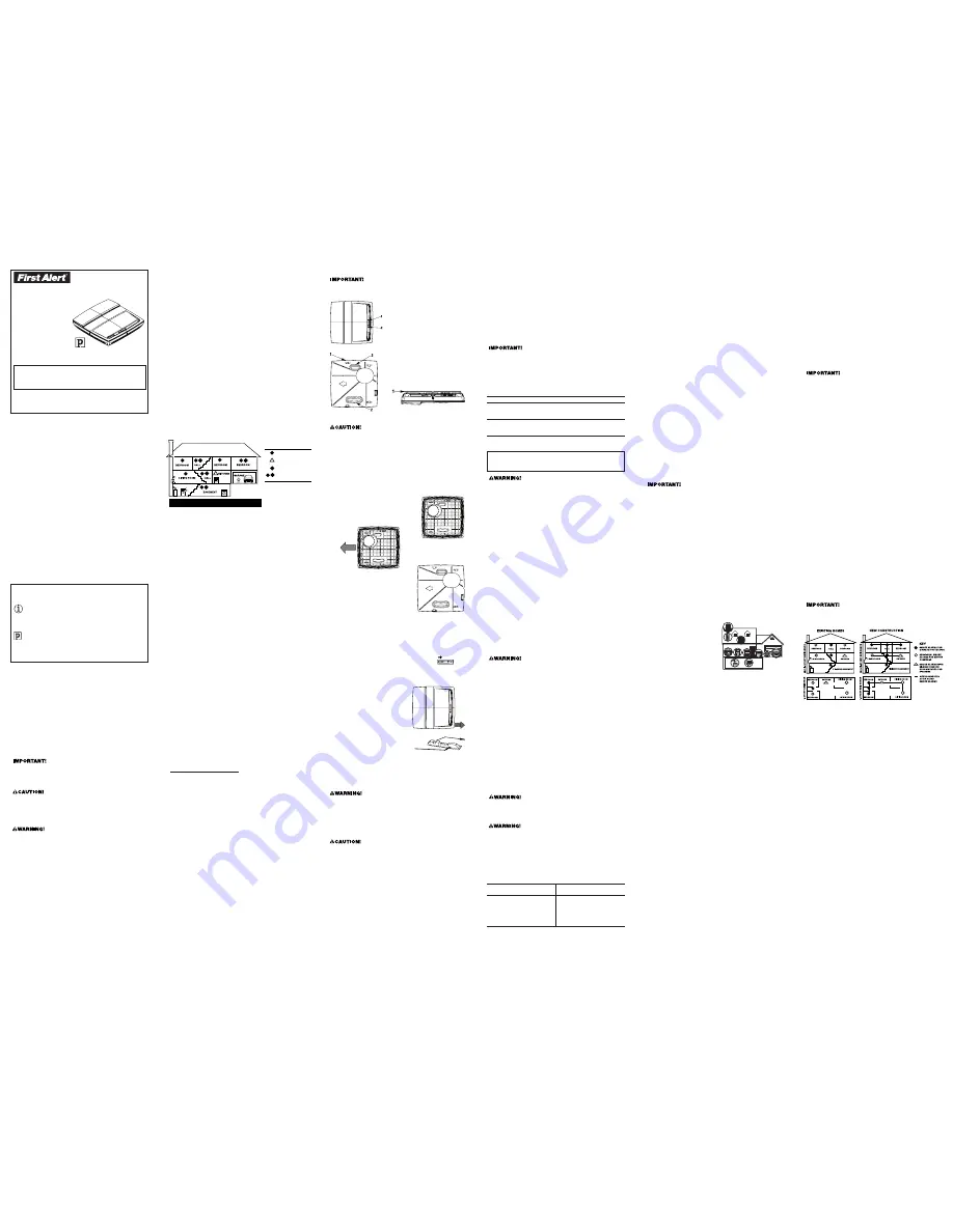 First Alert PC910 Скачать руководство пользователя страница 1