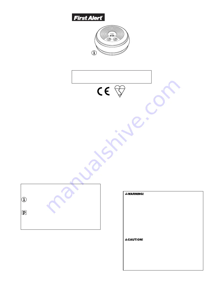 First Alert SA10YRUKN User Manual Download Page 1