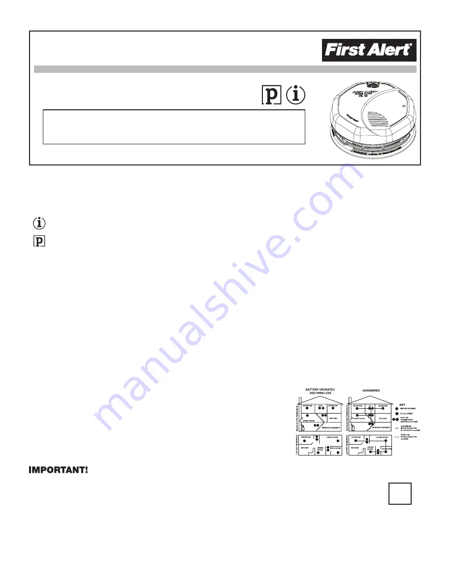 First Alert SA3210 User Manual Download Page 1