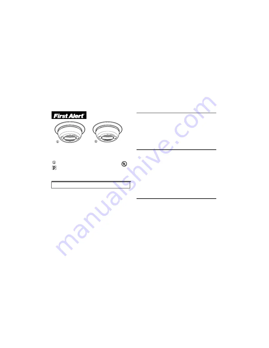 First Alert SA4121C Скачать руководство пользователя страница 1