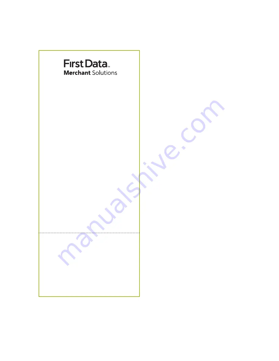 First Data EFTPOS User Manual Download Page 43