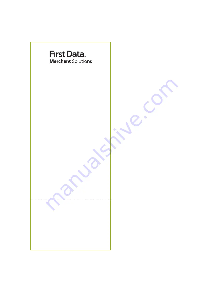 First Data EFTPOS User Manual Download Page 52