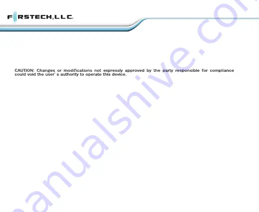 Firstech 1WS2R-AF Скачать руководство пользователя страница 1