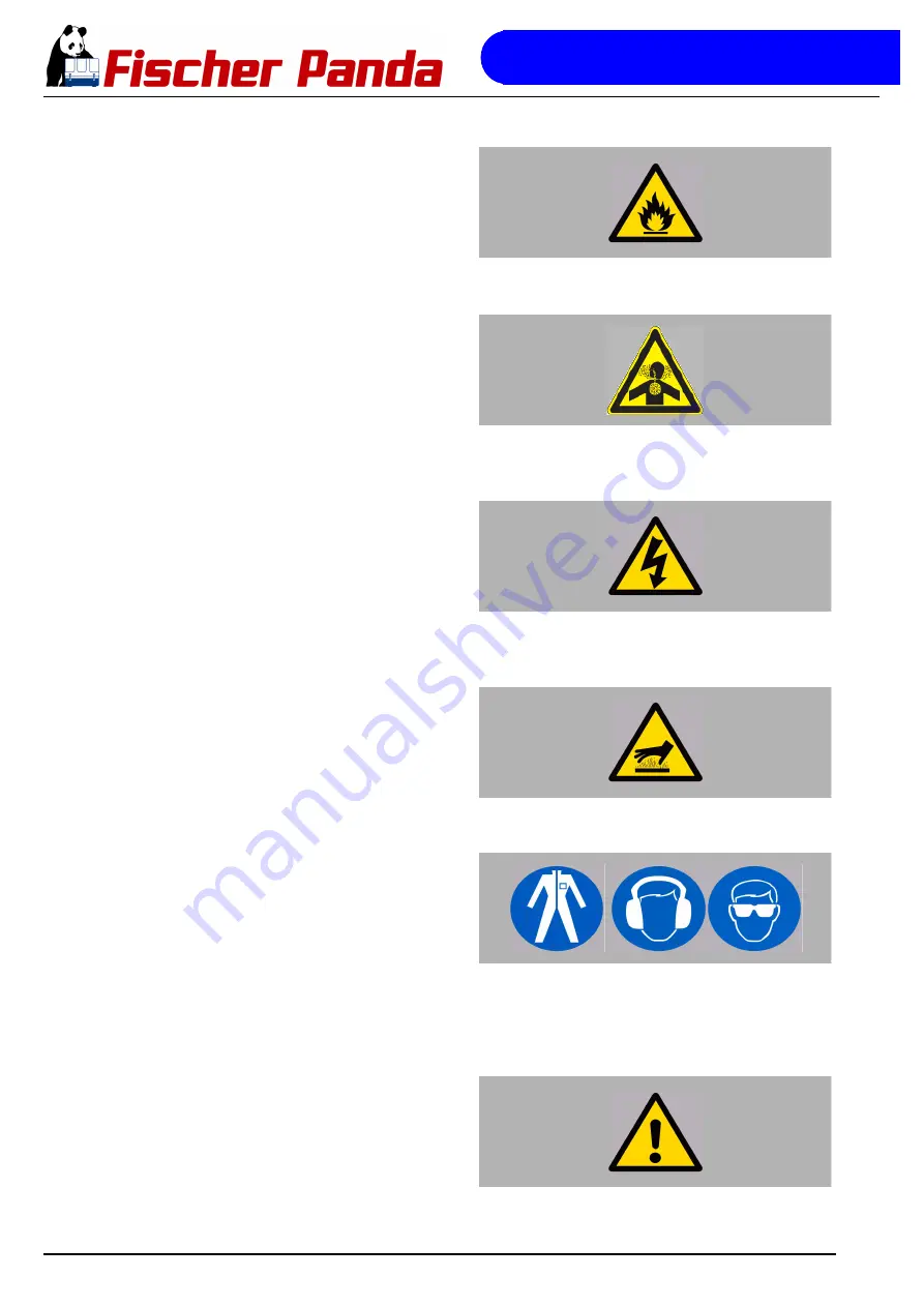 Fischer Panda 4000s PMS FC Manual Download Page 70