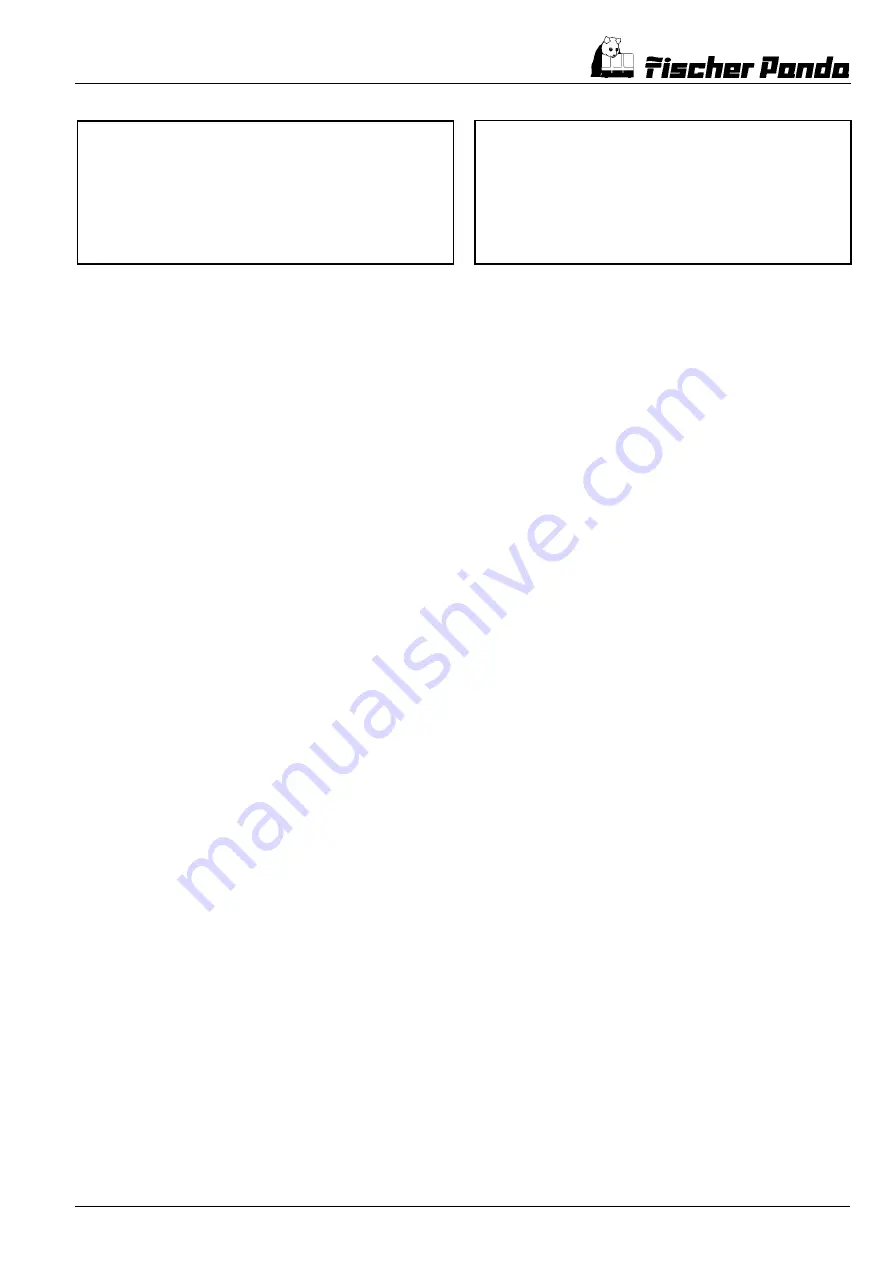 Fischer Panda 55-4 PSC Manual Download Page 25