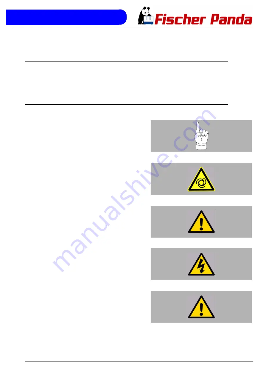 Fischer Panda 6500 PMS Manual Download Page 189