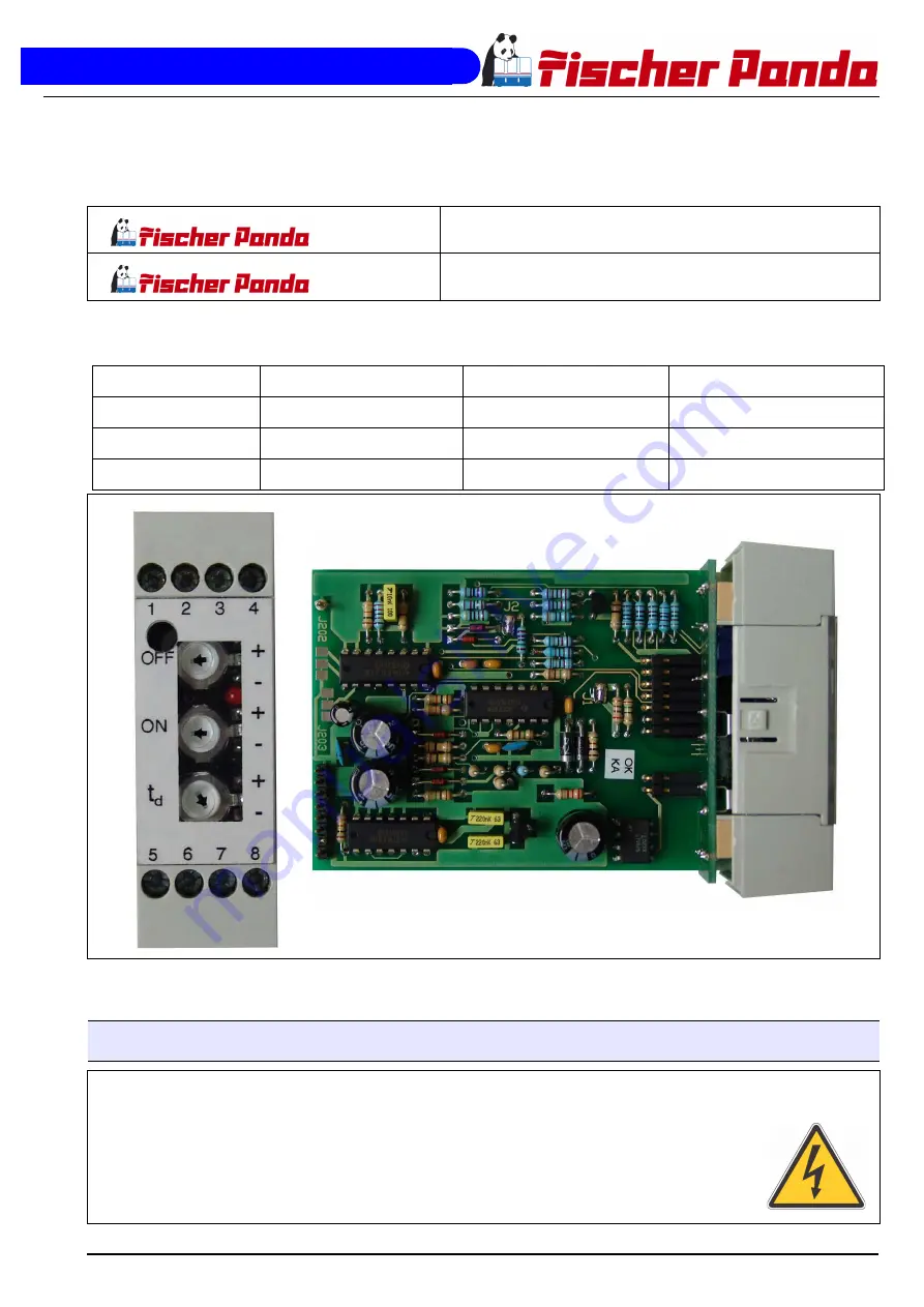 Fischer Panda AGT 6000 PVMV-N Manual Download Page 107