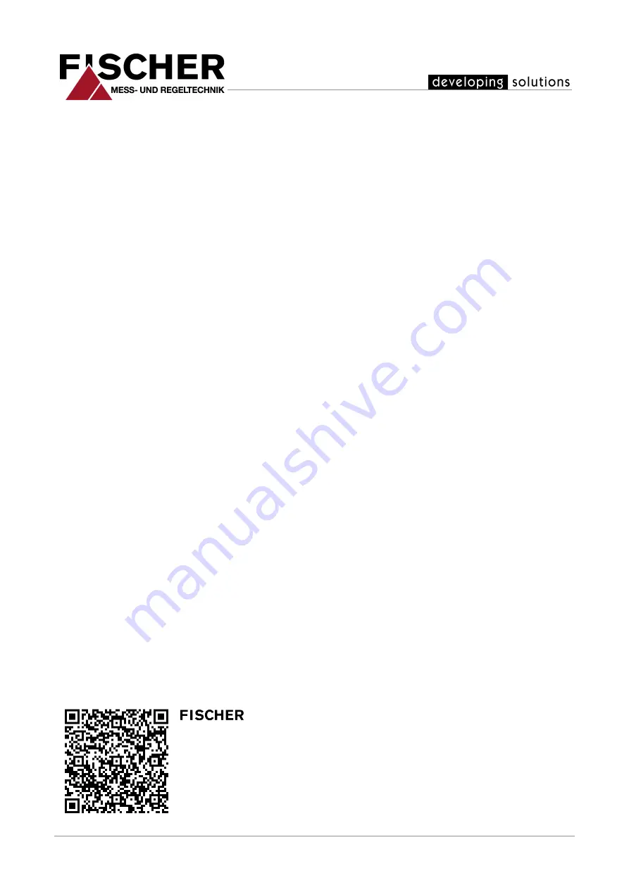 FISCHER DA03 GKT/HLP Operation Manual Download Page 56