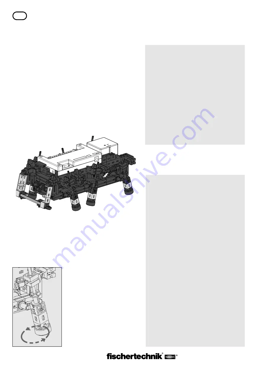 FISCHER Fischertechnik Bionic Robots Скачать руководство пользователя страница 18