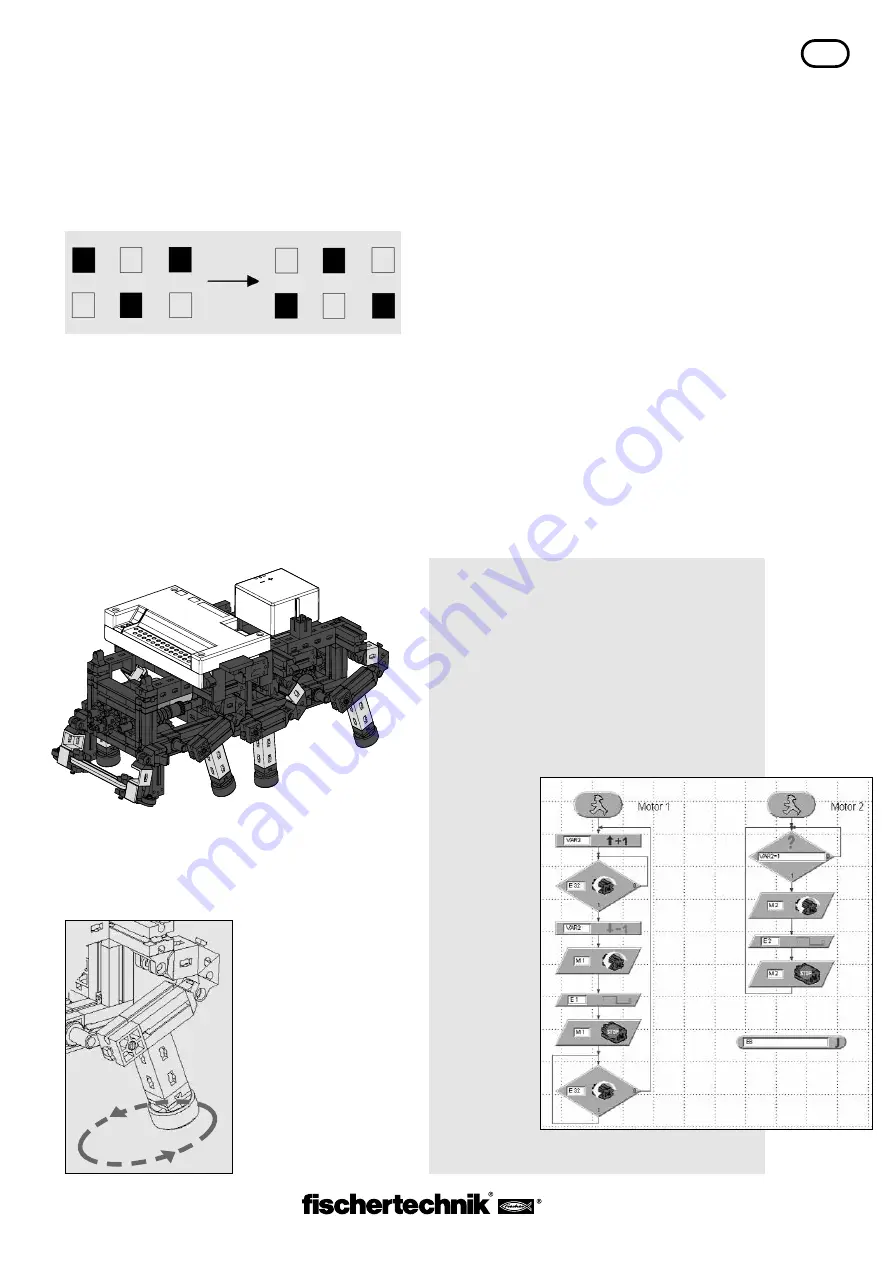 FISCHER Fischertechnik Bionic Robots Скачать руководство пользователя страница 45