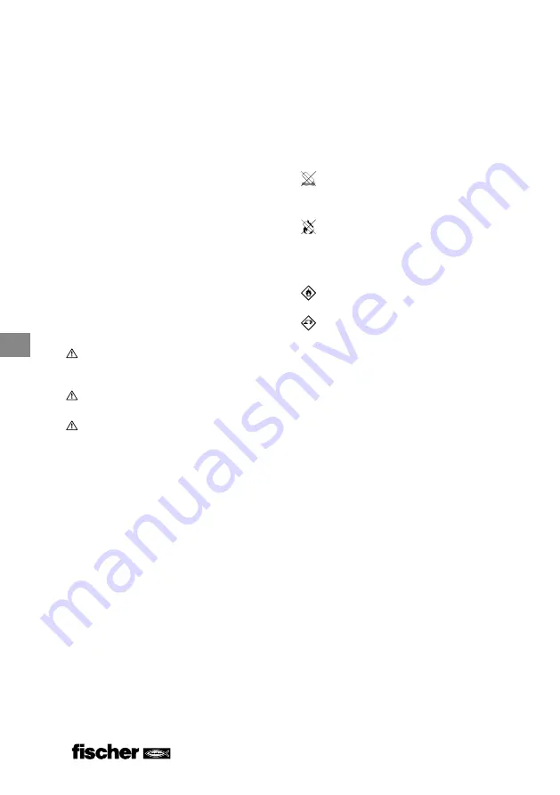 FISCHER FSS 18 V 400 BL Operating Instructions Manual Download Page 42