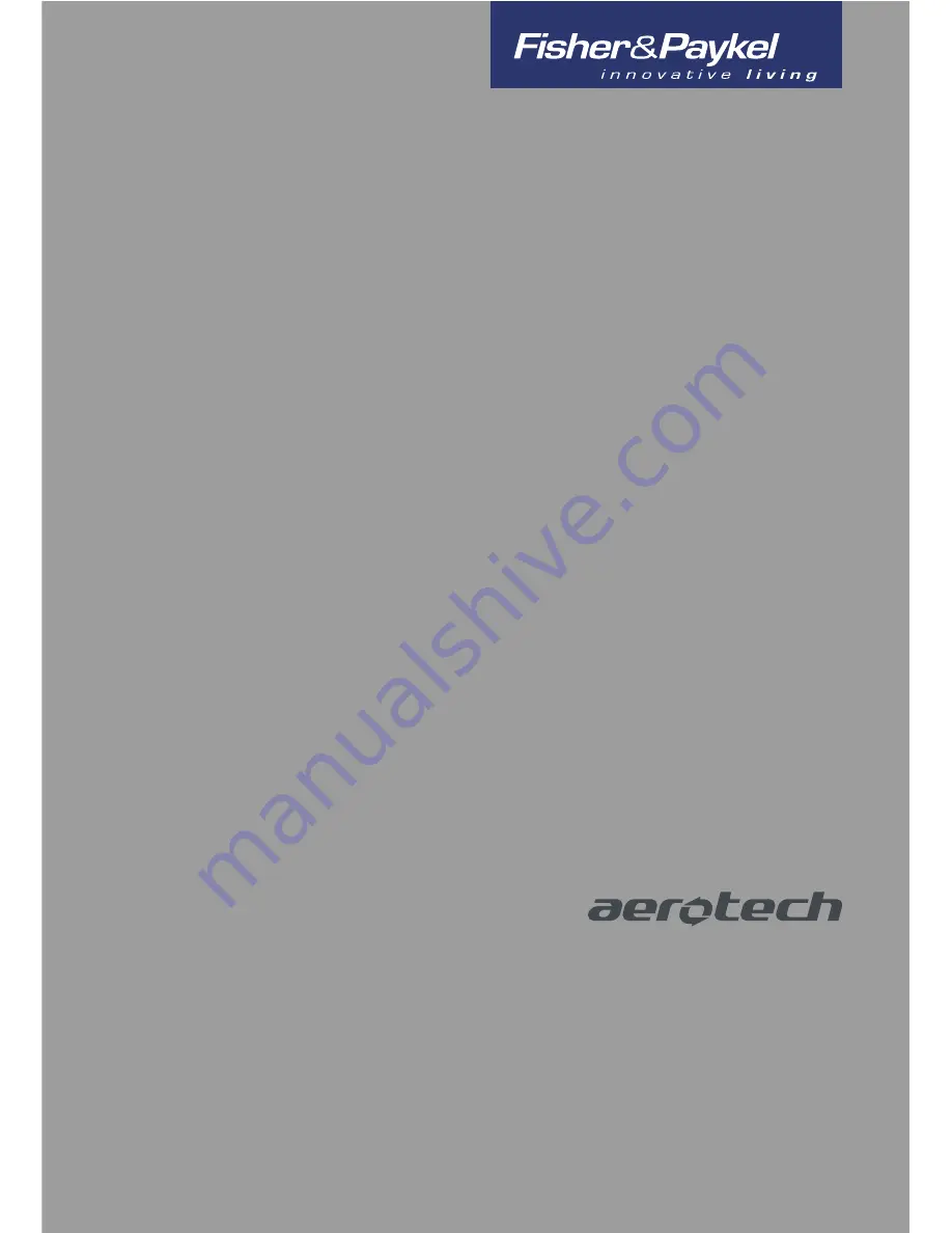 Fisher & Paykel Aerotech OD302 User Manual Download Page 1