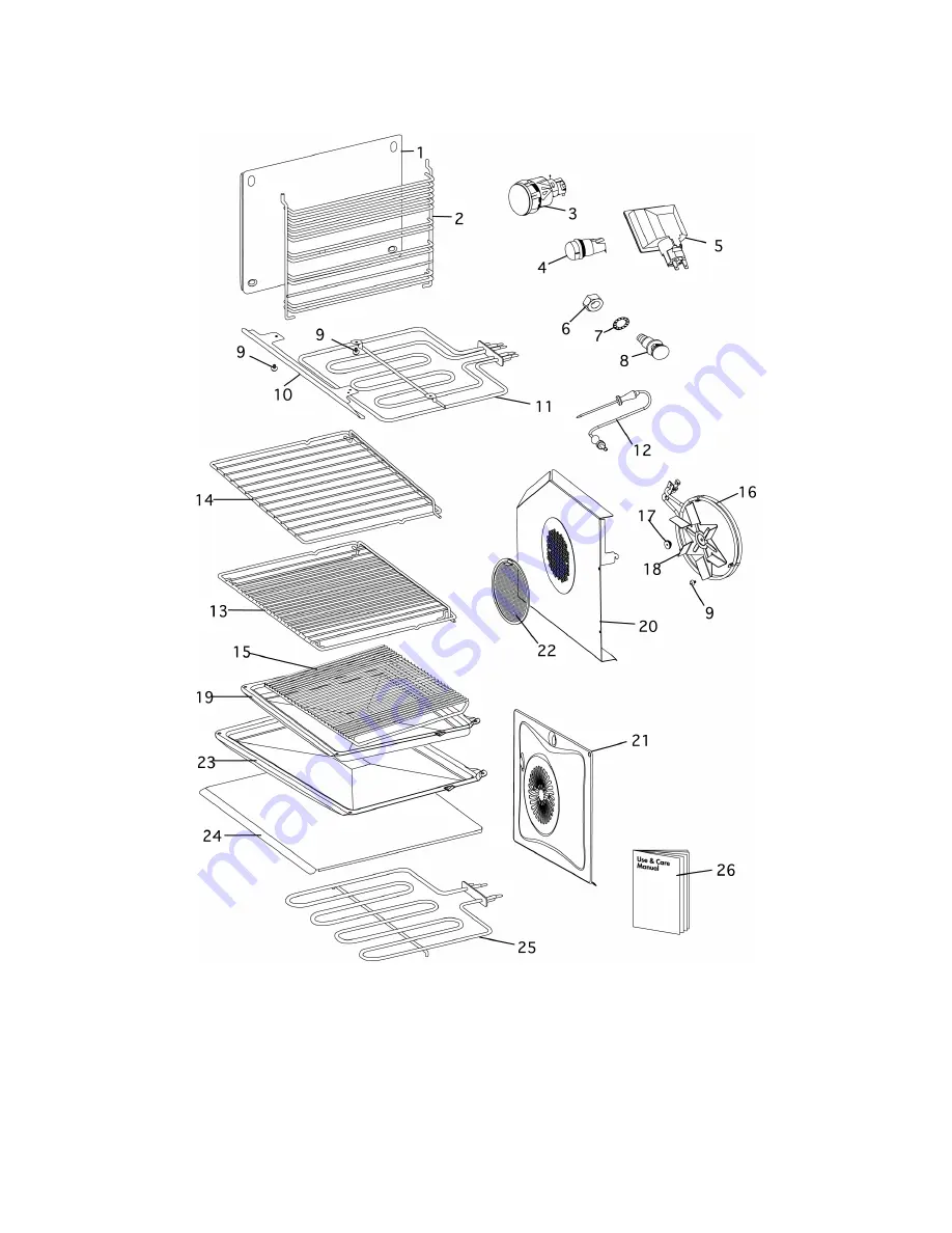 Fisher & Paykel BI600A Parts Manual Download Page 36