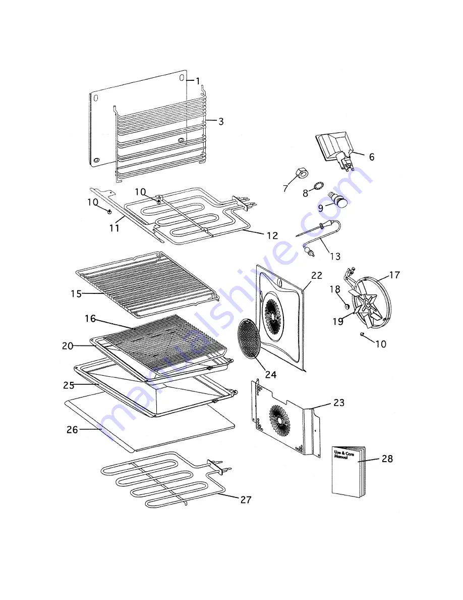 Fisher & Paykel BI601 Series Parts Manual Download Page 10