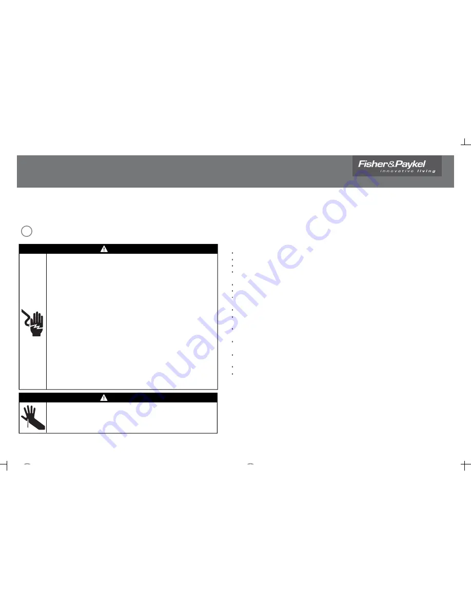 Fisher & Paykel DD24DC Installation Instructions Manual Download Page 1