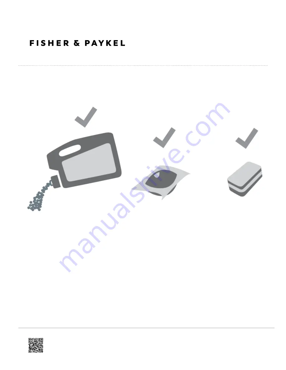 Fisher & Paykel DD24SCTB7 Quick Start Manual Download Page 1