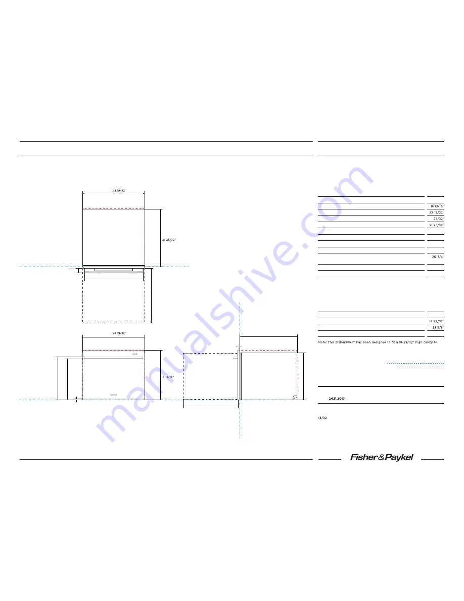 Fisher & Paykel DD24SDFTX7 Quick Reference Manual Download Page 2