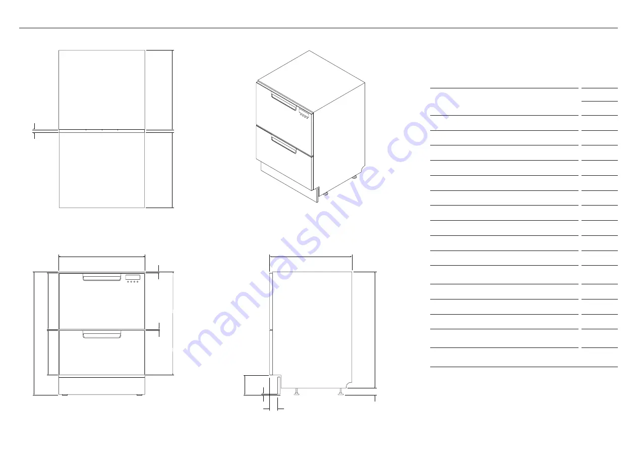 Fisher & Paykel DD60DCHX9 Installation Manual Download Page 6