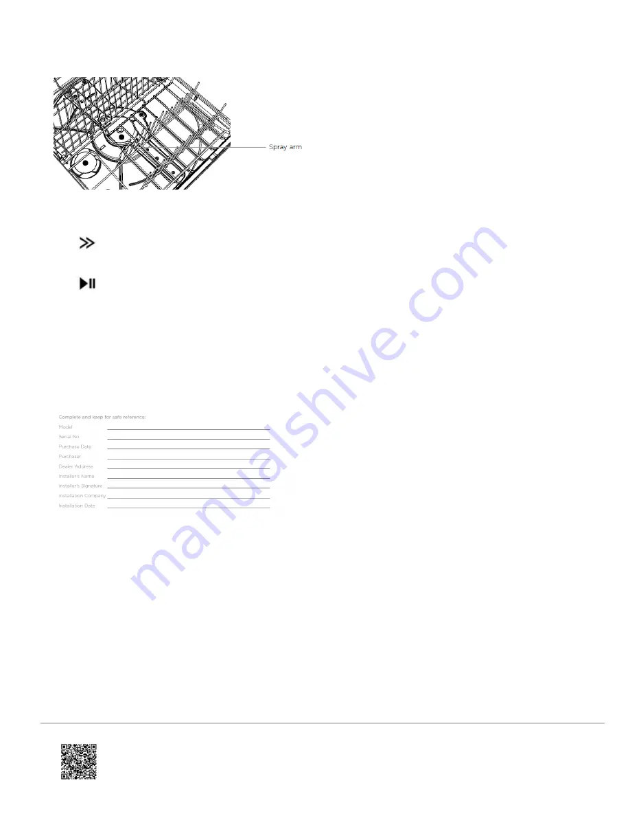 Fisher & Paykel DISHDRAWER DD24SI9 Quick Start Manual Download Page 2