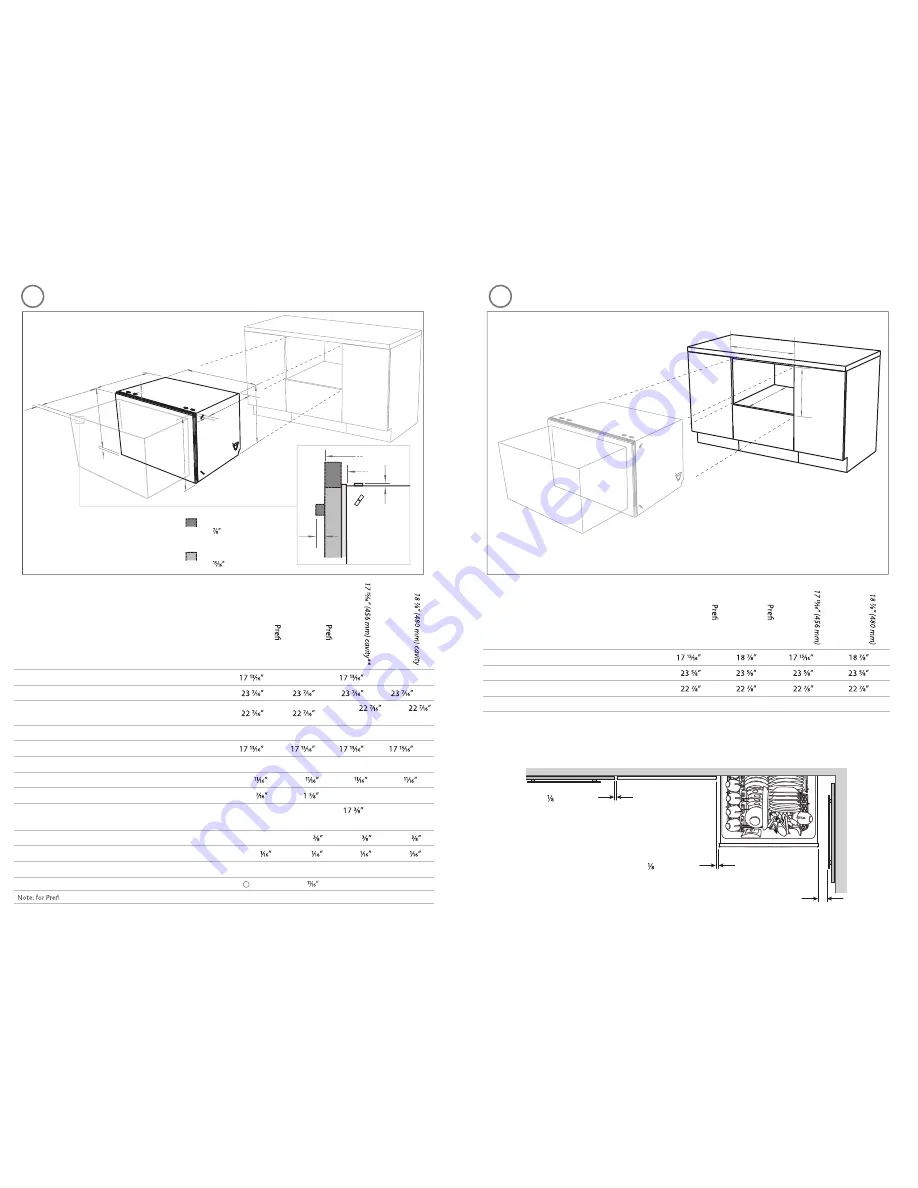 Fisher & Paykel DishDrawer DD24ST Series Installation Instructions Manual Download Page 3