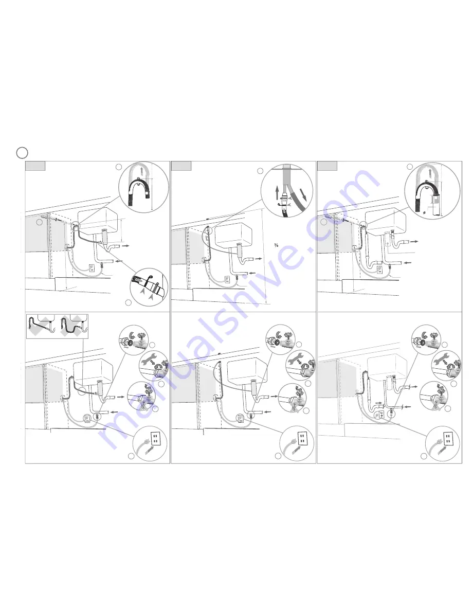 Fisher & Paykel DishDrawer DD24ST Series Installation Instructions Manual Download Page 8