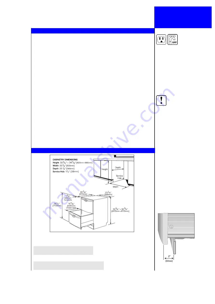 Fisher & Paykel DishDrawer DD602 Скачать руководство пользователя страница 3